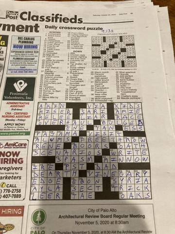 Crossword complete