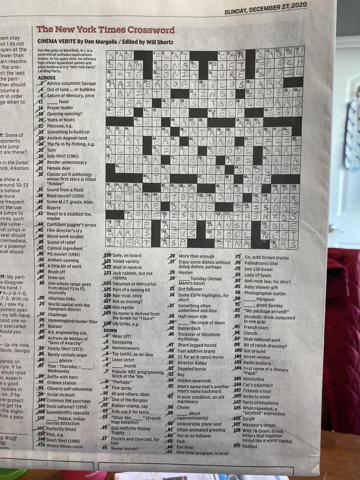 NY Times crossword