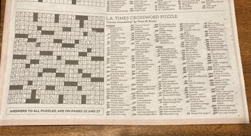 LA Times crossword