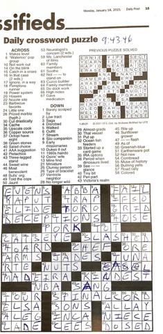 Palo Alto Daily Post crossword 2021-01-18