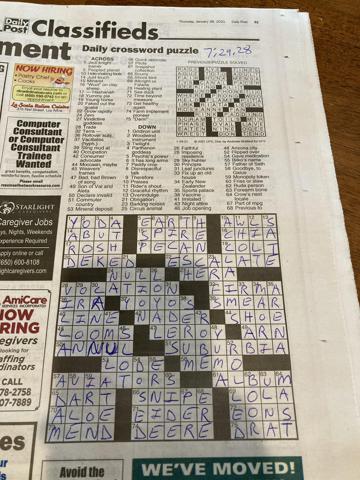 Palo Alto Daily Post crossword