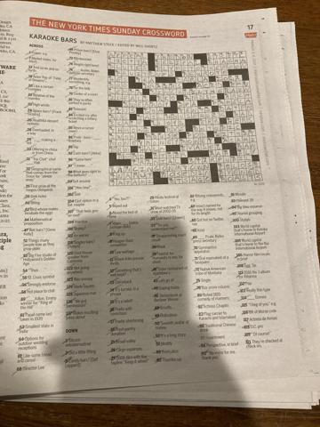 NYT crossword