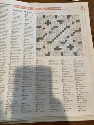 NY times crossword