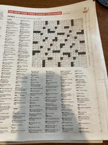 NY Times crossword